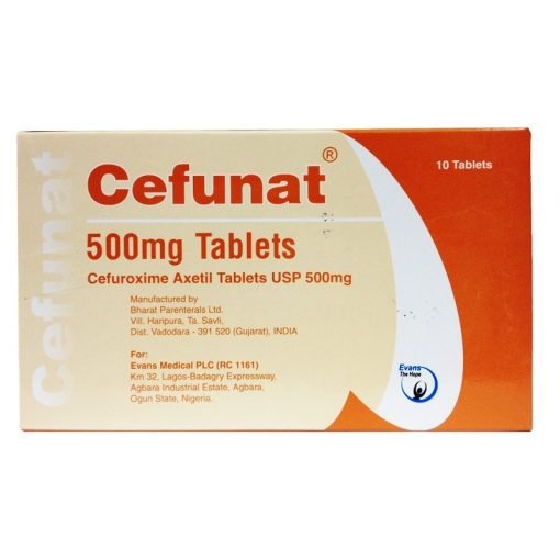 Cefunat 500mg tablet