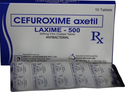 Cefuroxime 500mg tablet